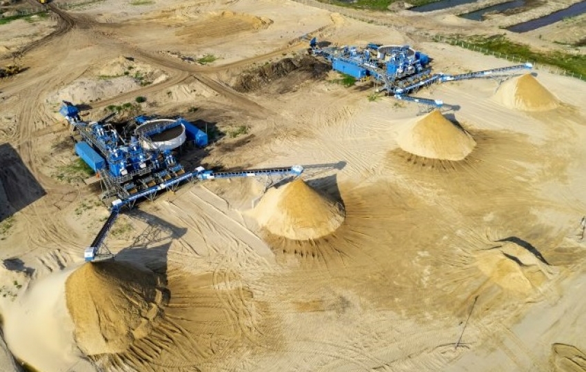 A empresa argentina YPF expande a sua operação de areia para autossuficiência