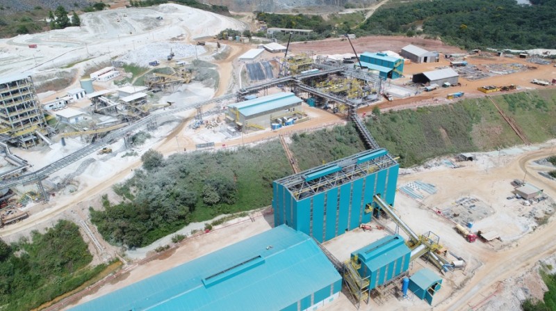 Planta de concentração de espodumênio (foto: Design Produções)