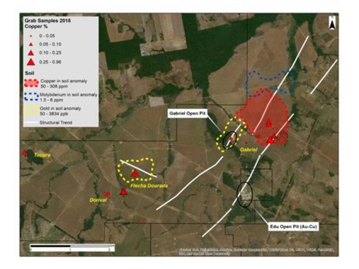 Altamira Gold identifica anomalias de cobre e ouro em Santa Helena