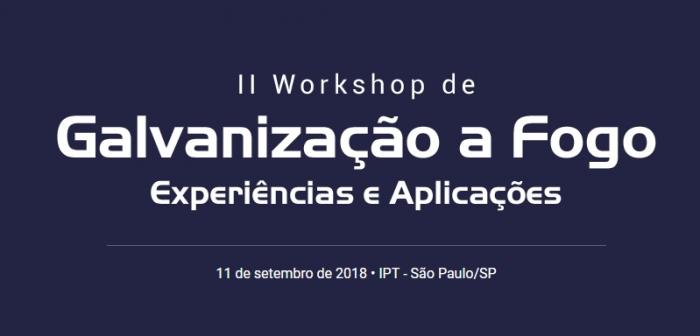Workshop sobre galvanização a fogo será realizado em São Paulo