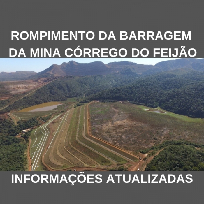 Rompimento da barragem da mina Córrego do Feijão em Brumadinho (MG)