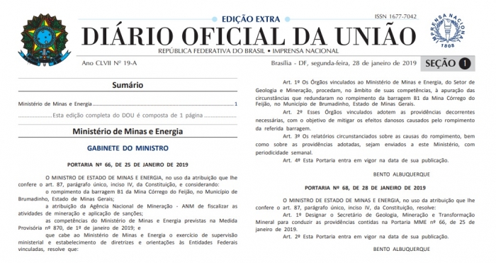 Nova portaria sobre segurança de barragens: mineradoras devem ficar atentas ao prazo para envio das informações