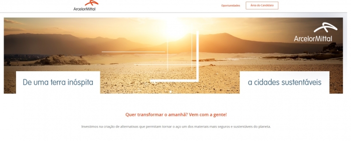 ArcelorMittal lança portal de carreiras reunindo as vagas disponíveis no grupo