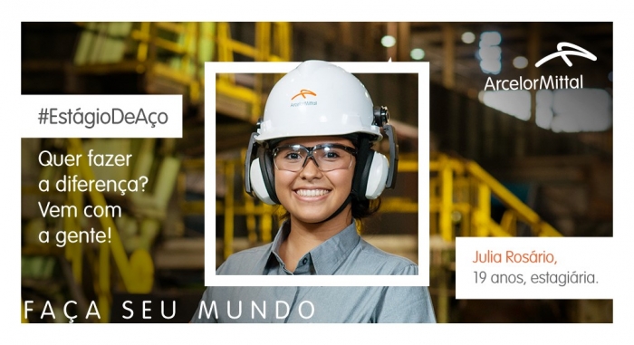 ArcelorMittal abriu inscrições para quase 700 vagas de estágio