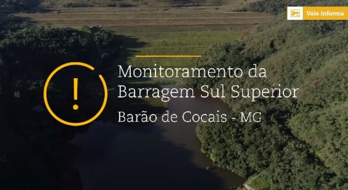 Vale está construindo três estruturas de contenção para aumentar segurança em barragens