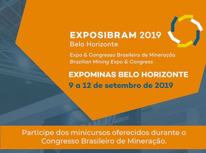 Inscrições abertas para os minicursos durante a Exposibram 2019 