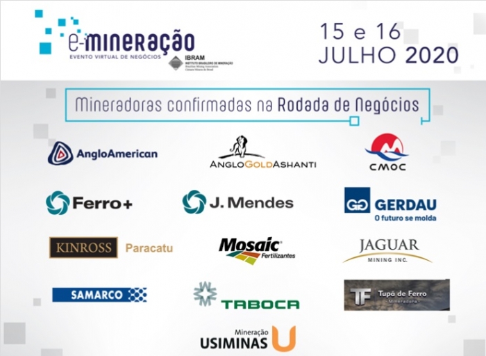 Evento virtual de negócios reunirá mineradoras e fornecedoras