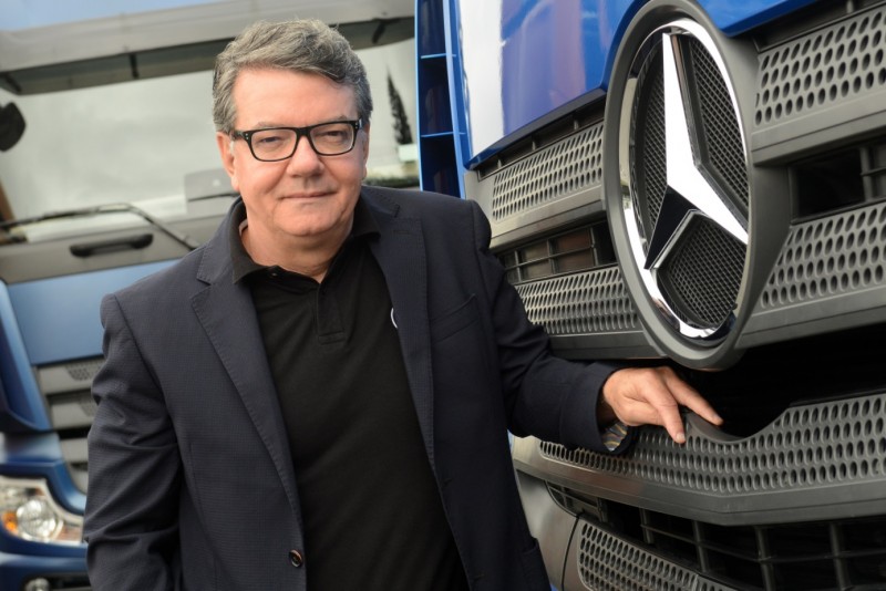 Roberto Leoncini, vice-presidente de Vendas e Marketing Caminhões e Ônibus da Mercedes-Benz  (Foto: Mercedes-Benz)