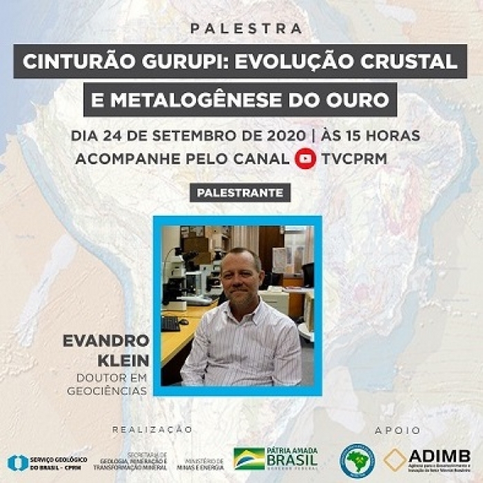 Serviço Geológico do Brasil apresentará estudo geológico do Cinturão Gurupi