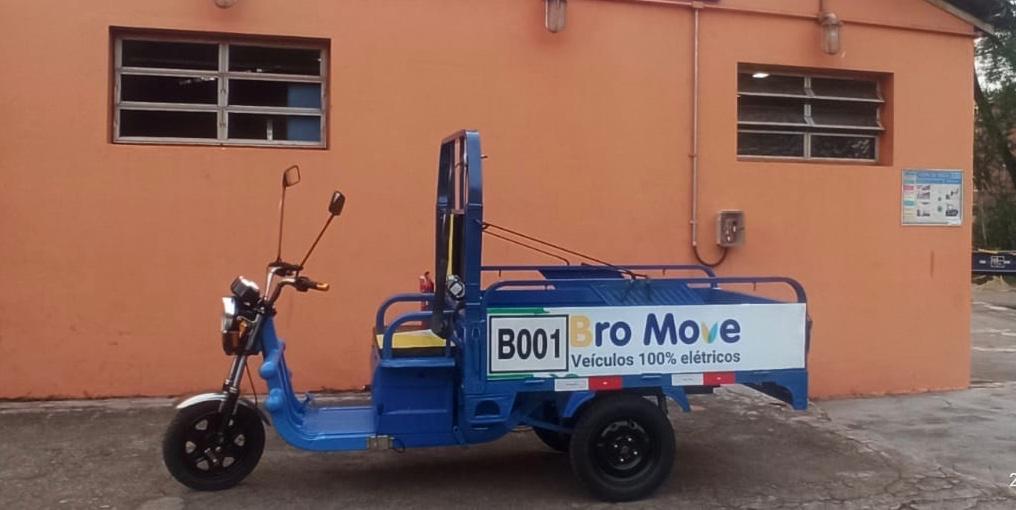 Triciclo elétrico agilizará o transporte das equipes de manutenção (foto: Samarco)