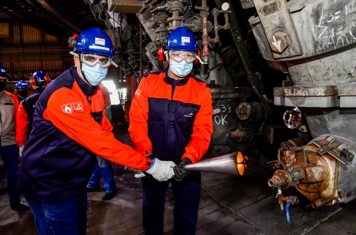 ArcelorMittal Tubarão religa terceiro alto-forno