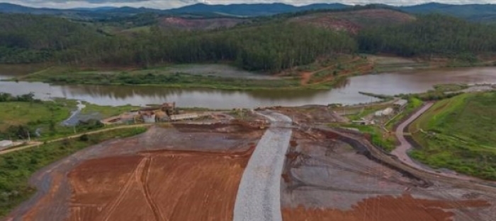 Vale conclui descaracterização de dique Rio do Peixe