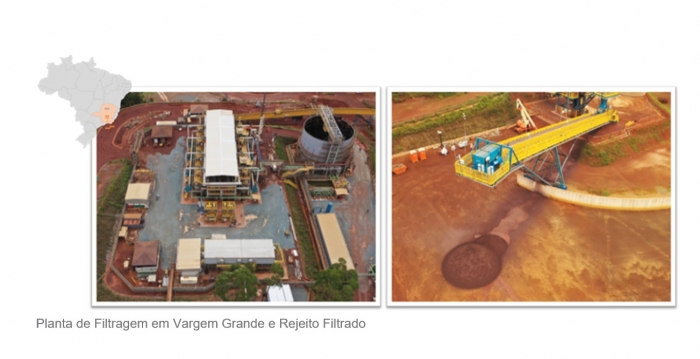 Vale inicia operação da planta de filtragem do Complexo Vargem Grande