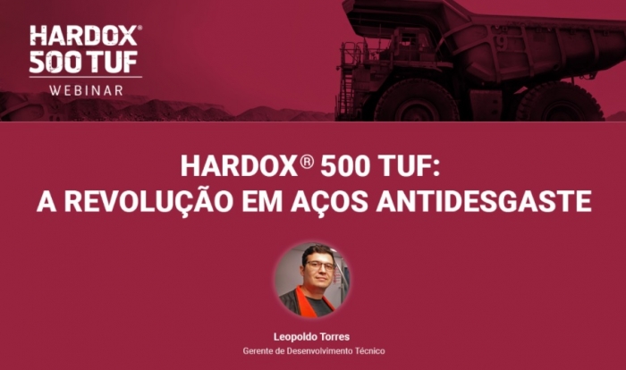 Webinar apresentará nova geração de chapas antidesgaste