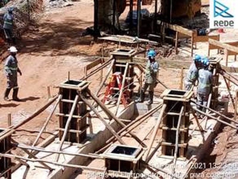 Obras de melhorias no sistema de ventilação da mina Pilar  (foto: Jaguar Mining)