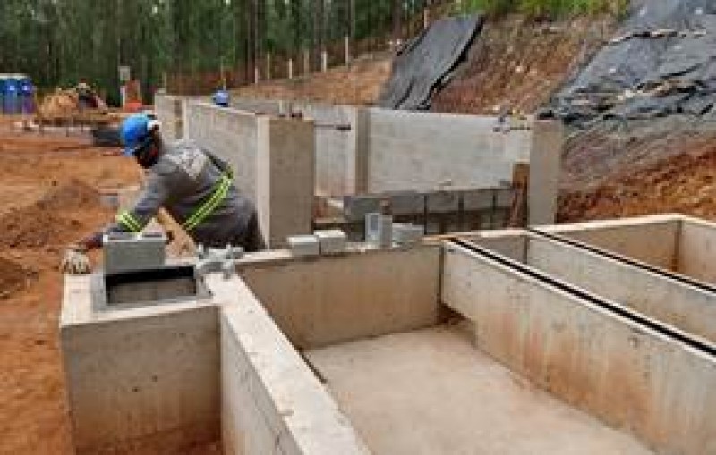 Obras de melhorias no sistema de ventilação da mina Pilar  (foto: Jaguar Mining)