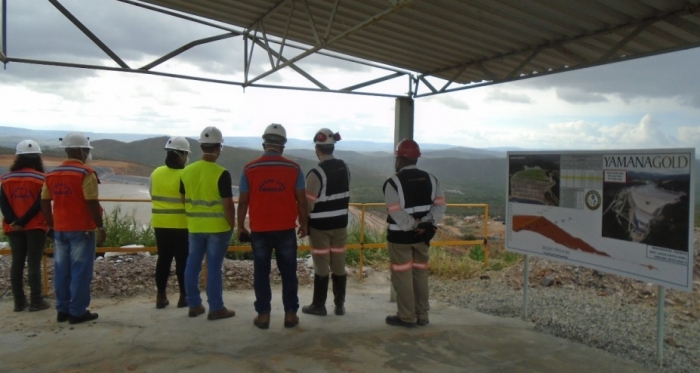 Defesa Civil visita barragens da JMC Yamana Gold
