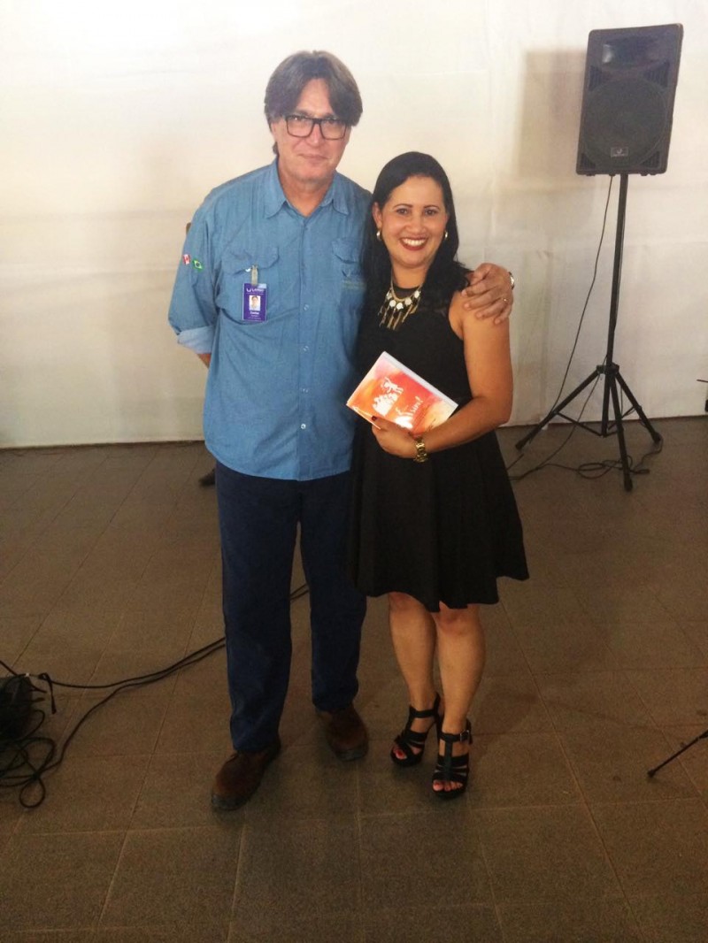 Carlos Lorenzo e Aliádne Brito. Foto: Largo Resources