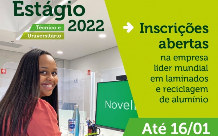 Novelis abre inscrições para Programa de Estágio 2022