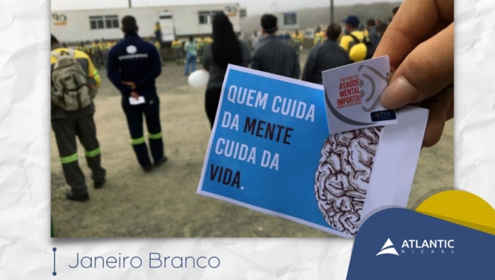Atlantic Nickel encerra campanha do ‘Janeiro Branco’ e reforça importância de cuidados com saúde mental entre colaboradores