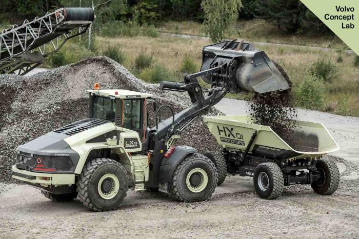 Carregadeira autônoma da Volvo  conquista prêmio de inovação de qualidade