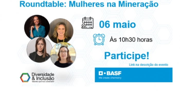 Bate-papo online “Mulheres na Mineração” 