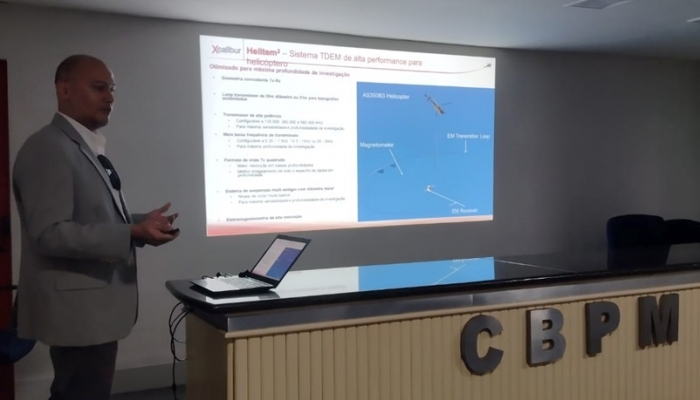 Levantamento Aerogeofísico da CBPM investigou depósitos minerais em profundidade de até 500 m