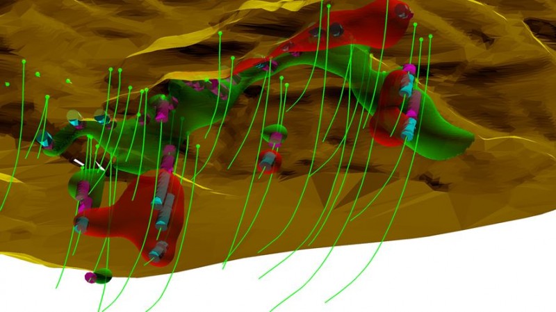 Exemplo de imagem que pode ser gerada pelo Vulcan (não relacionada à mina mencionada). Crédito: Maptek