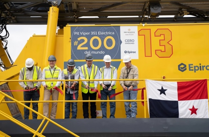 Epiroc entrega a 200ª Pit Viper 351 E, a maior perfuratriz elétrica de superfície do mundo