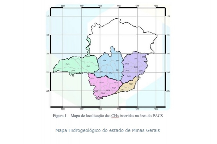Serviço Geológico divulga mapas hidrogelógicos de Minas Gerais