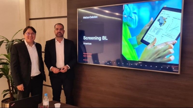 Ricardo Ogawa e Eduardo Freire, da Metso Outotec