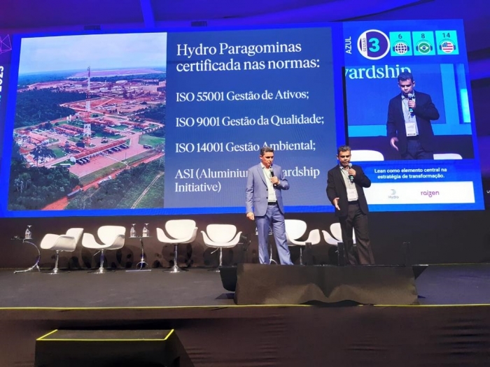 Hydro Paragominas apresenta seu sistema de gestão no Lean Summit 2023