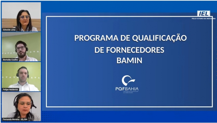 Bamin e IEL-BA lançam Programa de Qualificação de Fornecedores