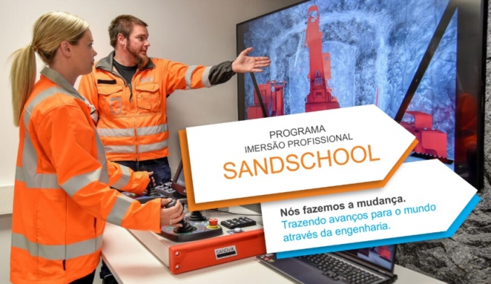 Sandvik abre inscrições para nova turma do Programa de Imersão Profissional Sandschool