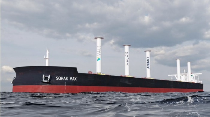Vale assina contrato para instalar sistema de propulsão a vento em navio Valemax 