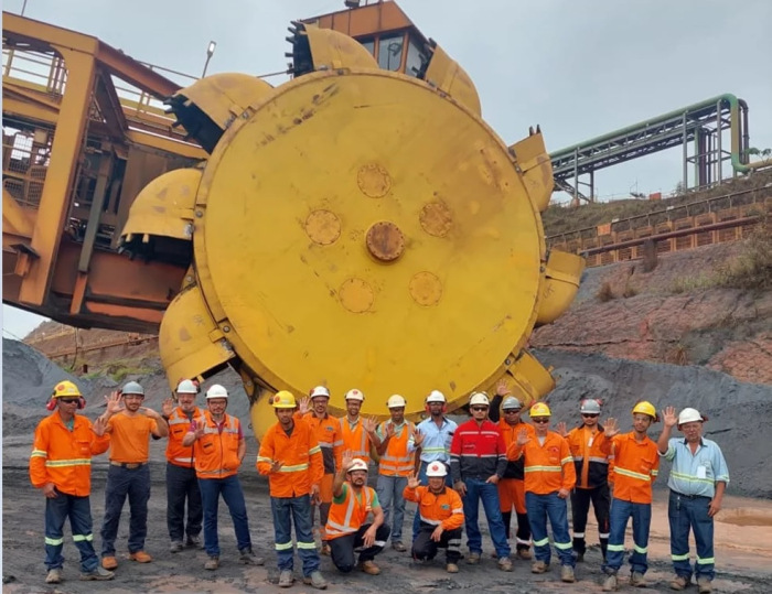 Metso troca rodas de caçambas de recuperadoras de minério e mineradora incrementa produção em 50%