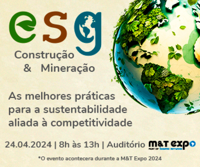 Fórum ESG na Construção e Mineração: transição energética, descarbonização, rejeitos, diversidade e inclusão são alguns dos temas abordados