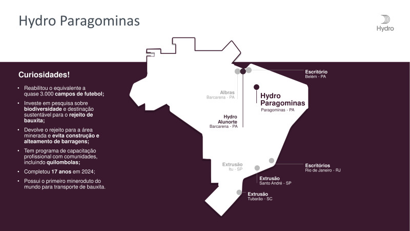 Fórum ESG na Construção e Mineração - 24/04/2024 - Hydro Paragominas