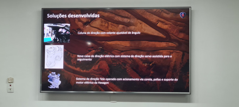 Apresentação do caminhão teleoperado projetado pela Scania, Hexagon e Fidens