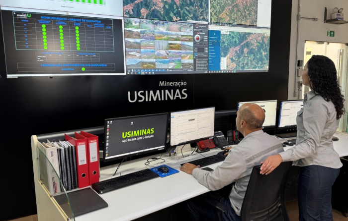 Rede de monitoramento online da qualidade do ar e água ajuda Mineração Usiminas na gestão ambiental
