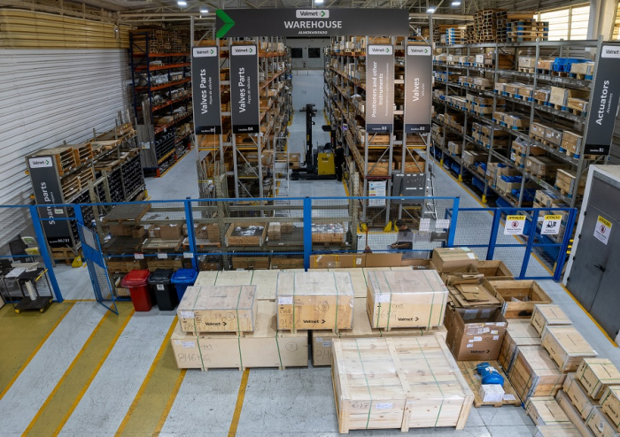 Valmet reforça estoque estratégico em Sorocaba para atender setor de mineração