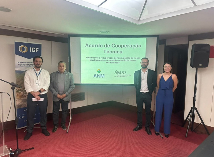 ANM e Feam assinam acordo de cooperação para a gestão ambiental de minas em encerramento