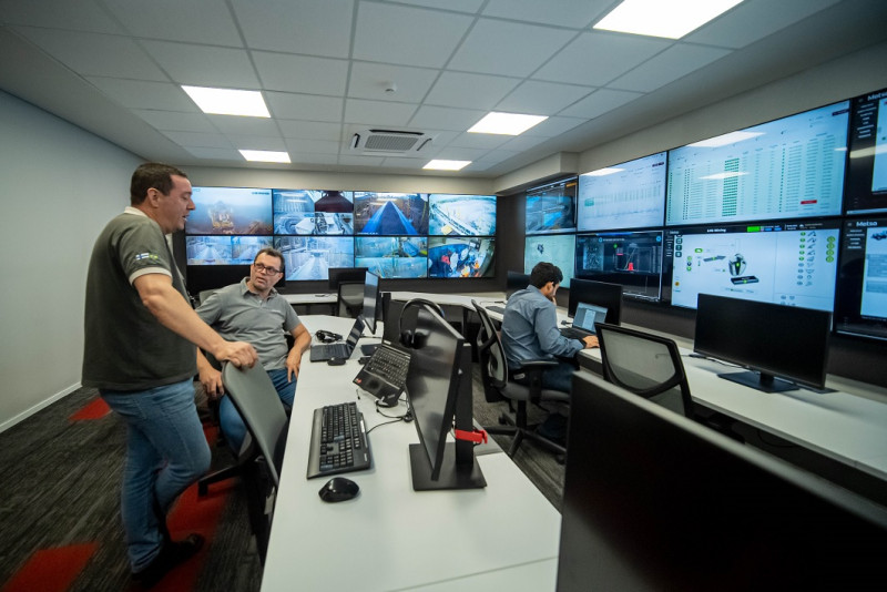 Sala de Monitoramento Inteligente Metso