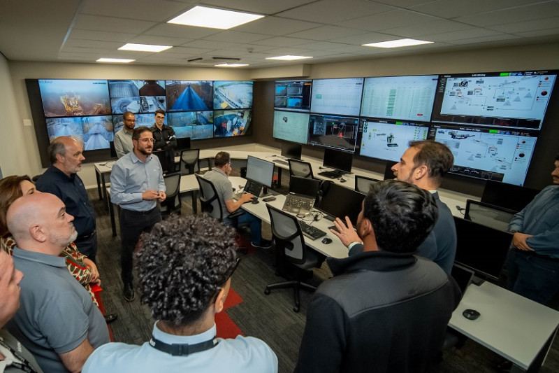 Sala de Monitoramento Inteligente Metso