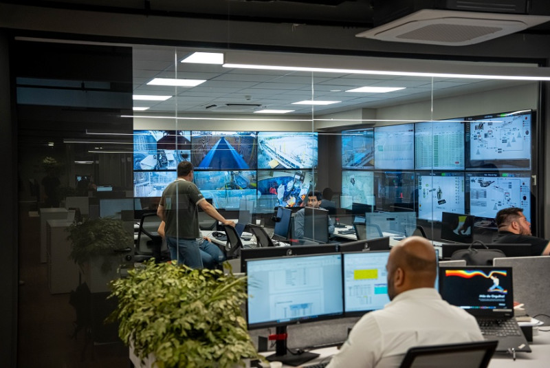 Sala de Monitoramento Inteligente Metso