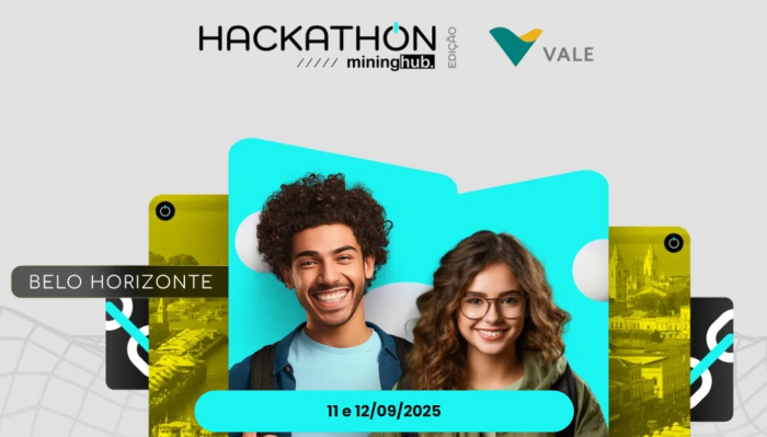 Inscrições abertas para o Hackathon Mining Hub Edição Vale