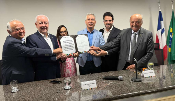 CBPM e PPI assinam protocolo para atrair mais investimentos internacionais ao setor mineral