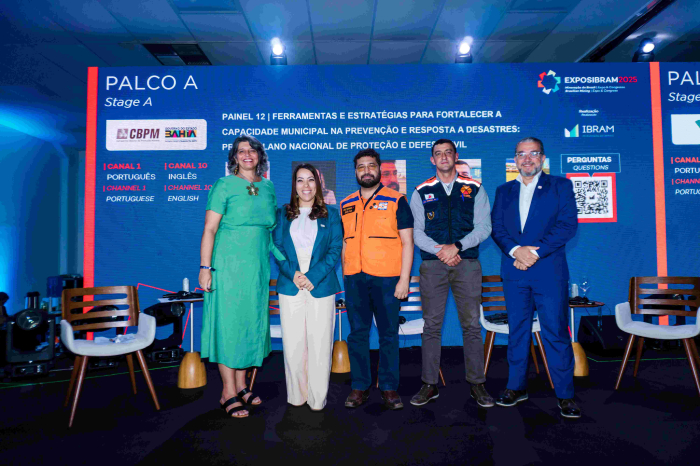 Painel na Exposibram abordou estratégias para a gestão municipal na prevenção de desastres