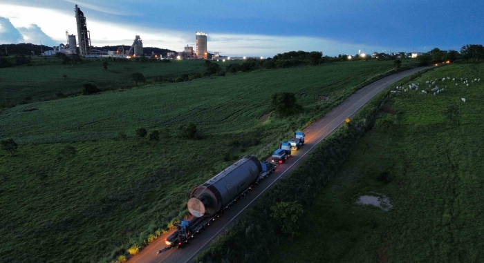 Votorantim Cimentos recebe novo moinho para a fábrica em Edealina (GO)