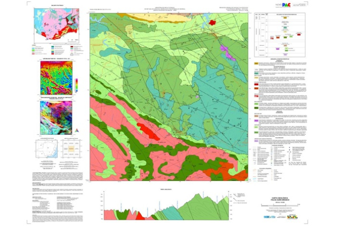 SGB lança cartas geológicas em escala detalhada para o Quadrilátero Ferrífero, em Minas Gerais